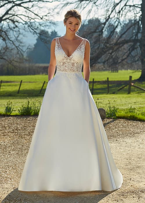 Wedding Dresses - Romantica - Satin Bow